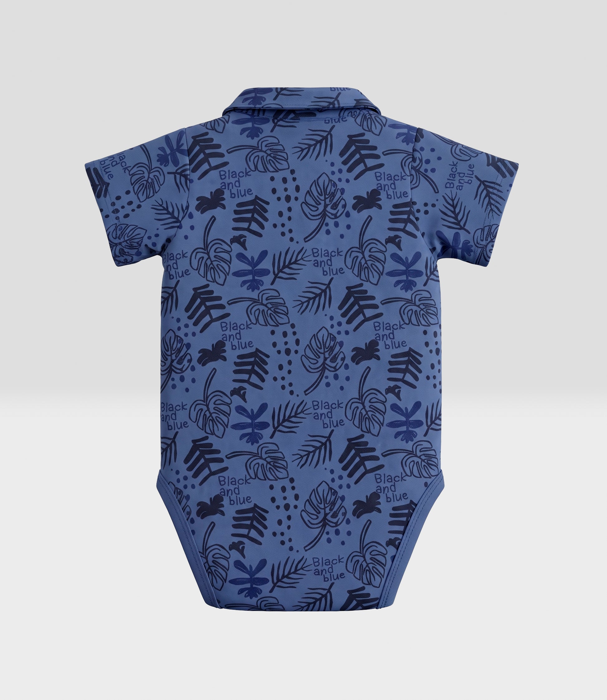 Body recién nacido con cuello 0 meses / Azul Marino