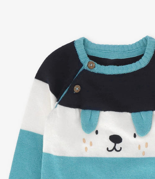 Chaleco recién nacido con perrito