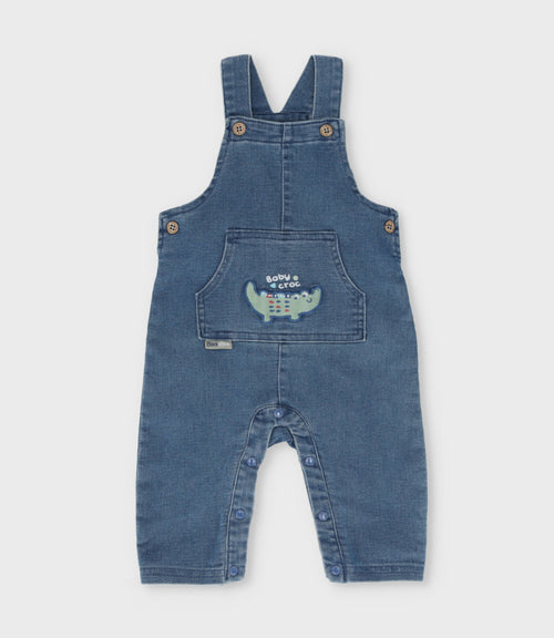 Jardinera recién nacido con body 0 meses / Celeste