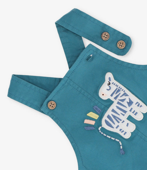 Jardinera recién nacido con cebra 0 meses / Petróleo