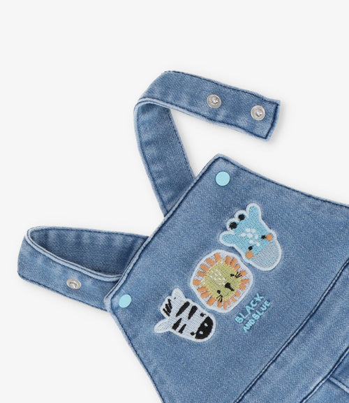 Jardinera recién nacido denim 0 meses / Azul Marino