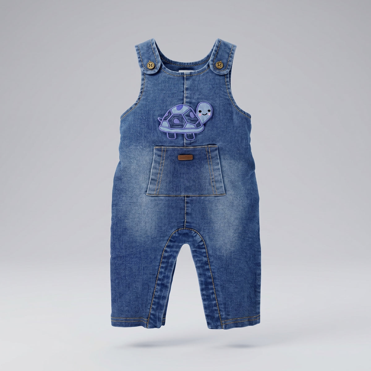 Jardinera recién nacido denim 0 meses / Azul