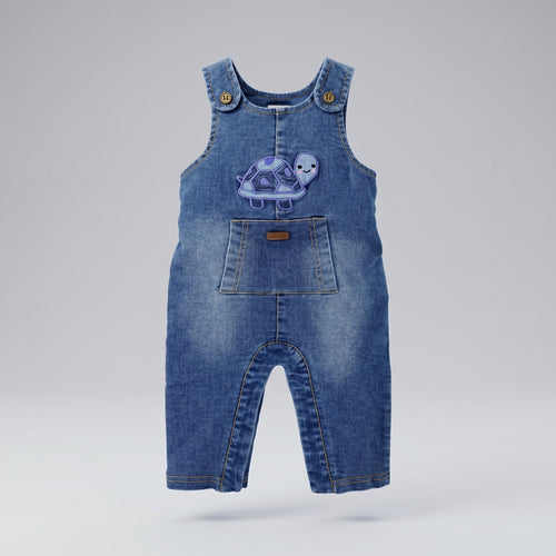 Jardinera recién nacido denim 0 meses / Azul