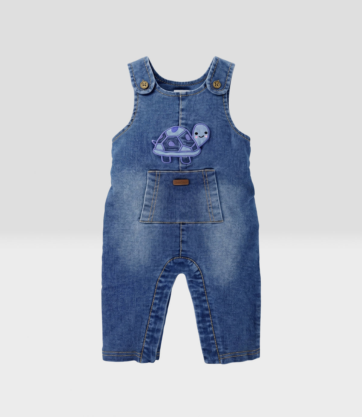 Jardinera recién nacido denim 0 meses / Azul