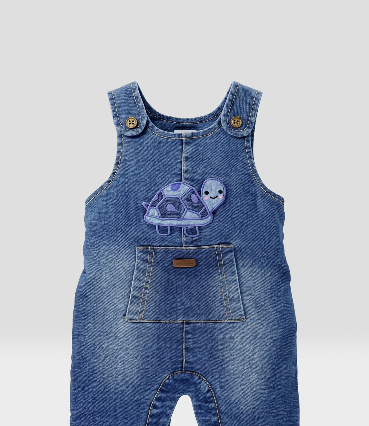 Jardinera recién nacido denim 0 meses / Azul