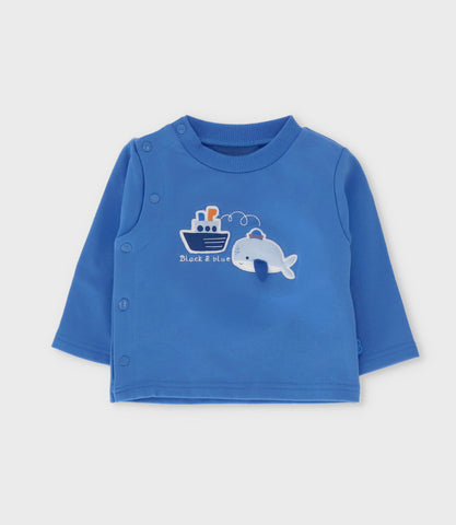 Buzo recién nacido con barquito