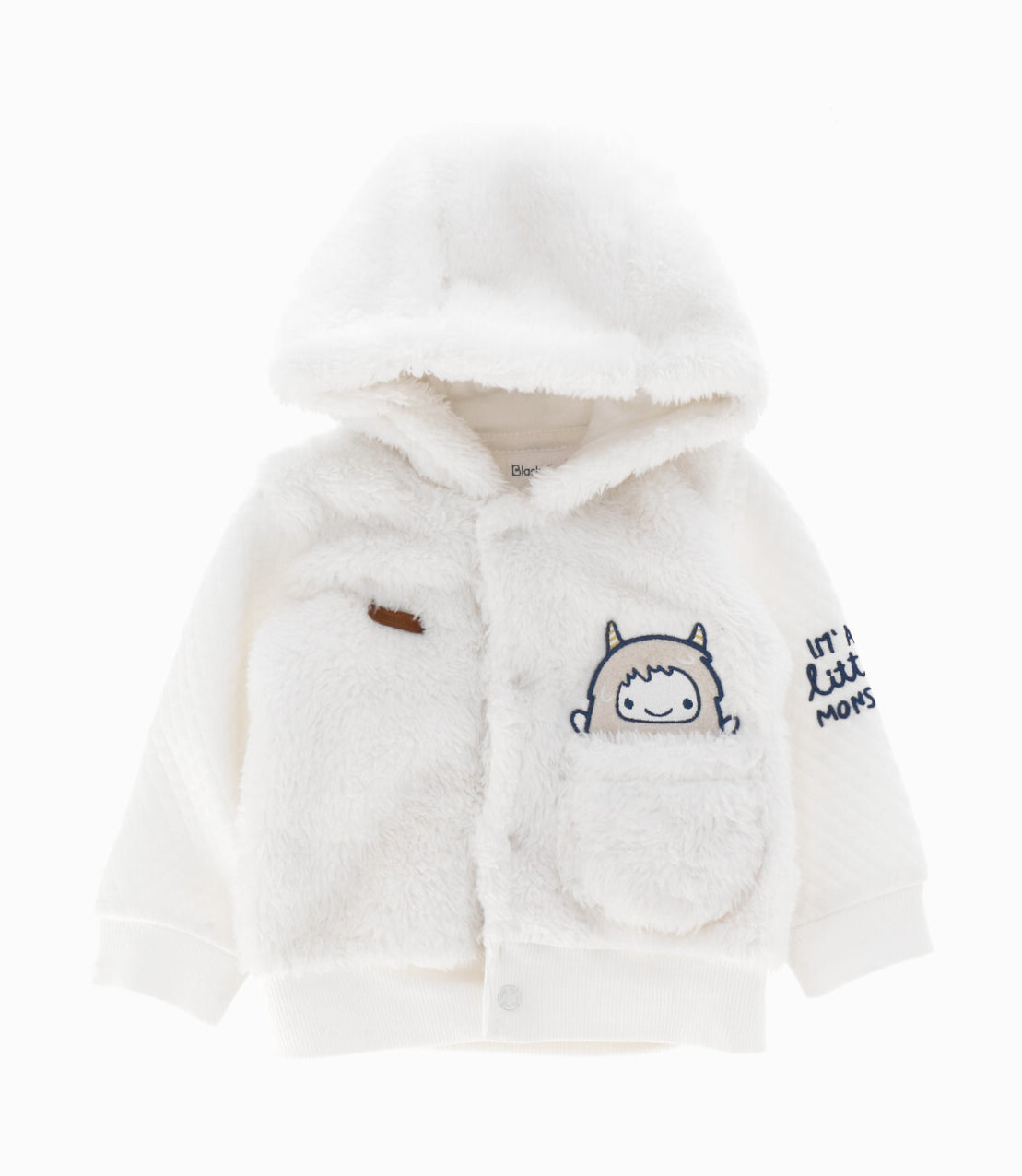 Conjunto Buzo Recién Nacido De Polerón Y Calzas 0 meses / Blanco