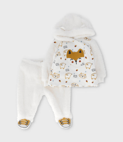 Buzo recién nacido con diseño 0 meses / Blanco