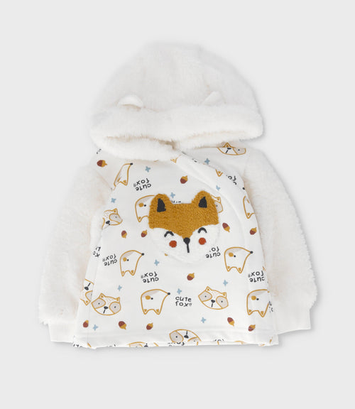 Buzo recién nacido con diseño 0 meses / Blanco