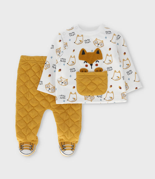 Buzo recién nacido con diseño 0 meses / Blanco