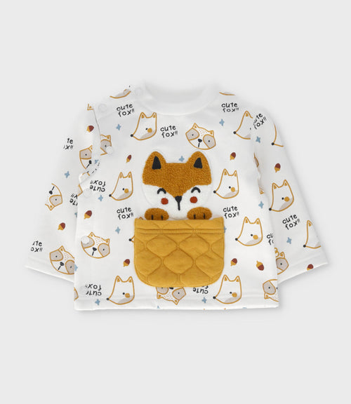 Buzo recién nacido con diseño 0 meses / Blanco