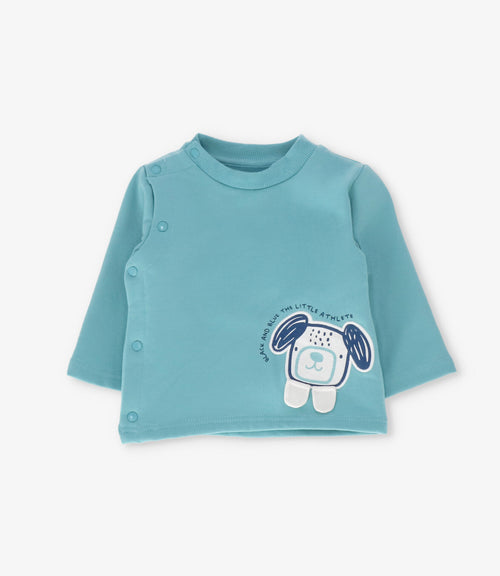 Buzo recién nacido con perrito