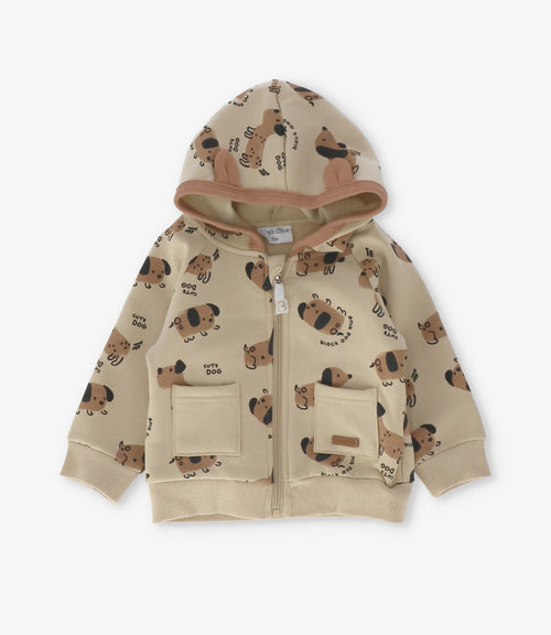 Buzo recién nacido con perritos 0 meses / Beige