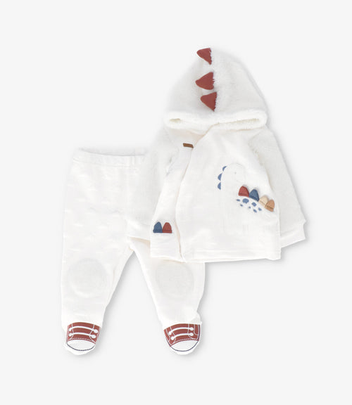 Buzo recién nacido con polar 0 meses / Crudo