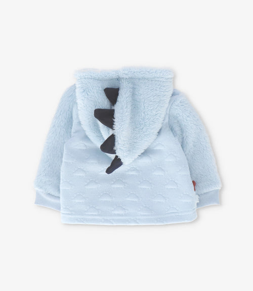 Buzo recién nacido con polar 0 meses / Celeste