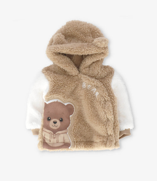 Buzo recién nacido de polar 0 meses / Beige