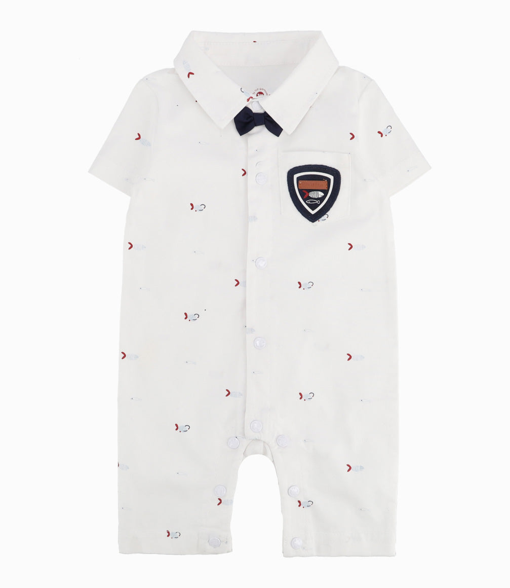 Enterito Recién Nacido Con Peces 0 meses / Blanco