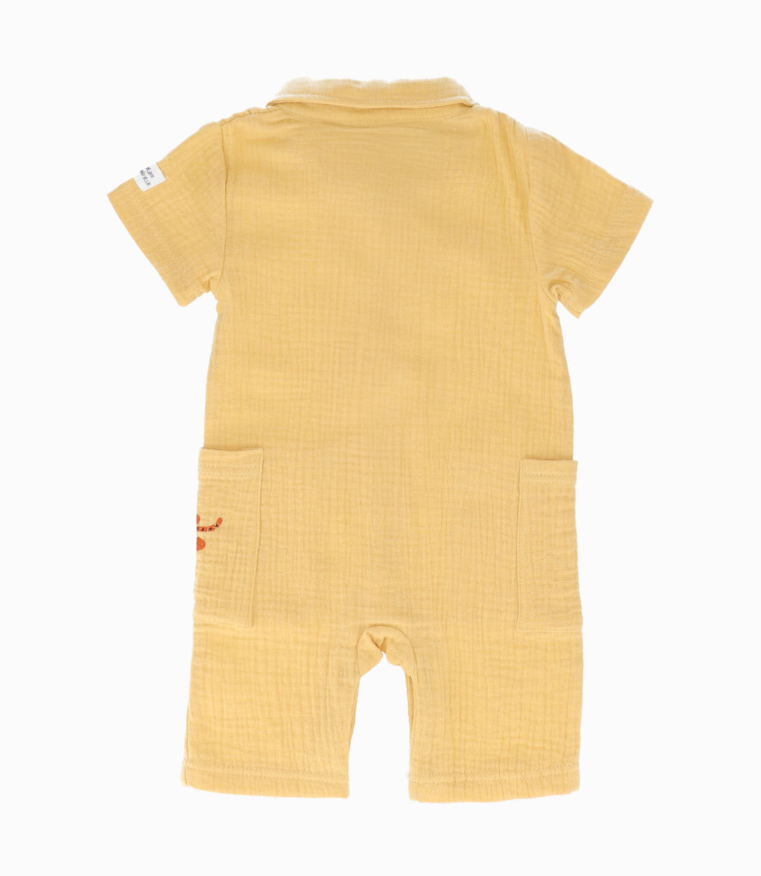 Enterito recién nacido con gorro de tigre 0 meses / Mostaza