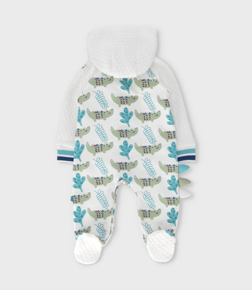 Enterito recién nacido con gorro 0 meses / Blanco