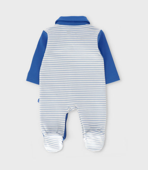 Enterito recién nacido con rayas 0 meses / Blanco