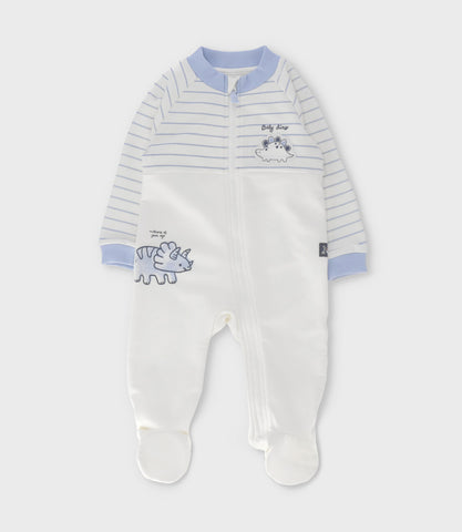 Enterito recién nacido con dinosaurio