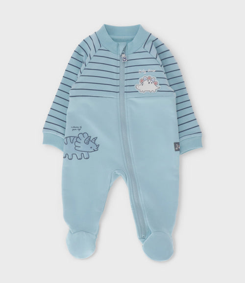 Enterito recién nacido con dinosaurio 0 meses / Menta