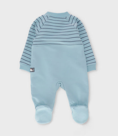 Enterito recién nacido con dinosaurio