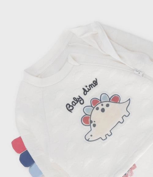 Enterito recién nacido baby dino 0 meses / Blanco