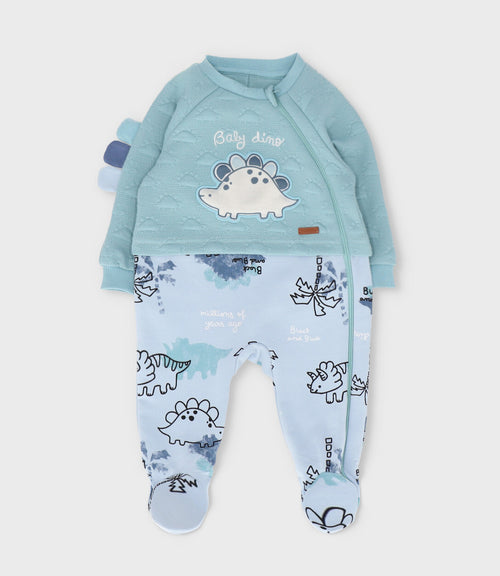 Enterito recién nacido baby dino 0 meses / Menta