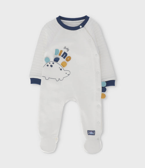 Enterito recién nacido baby dino 0 meses / Blanco