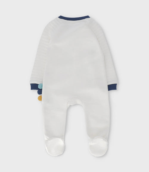 Enterito recién nacido baby dino 0 meses / Blanco