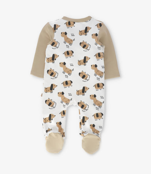 Enterito recién nacido con perritos 0 meses / Beige