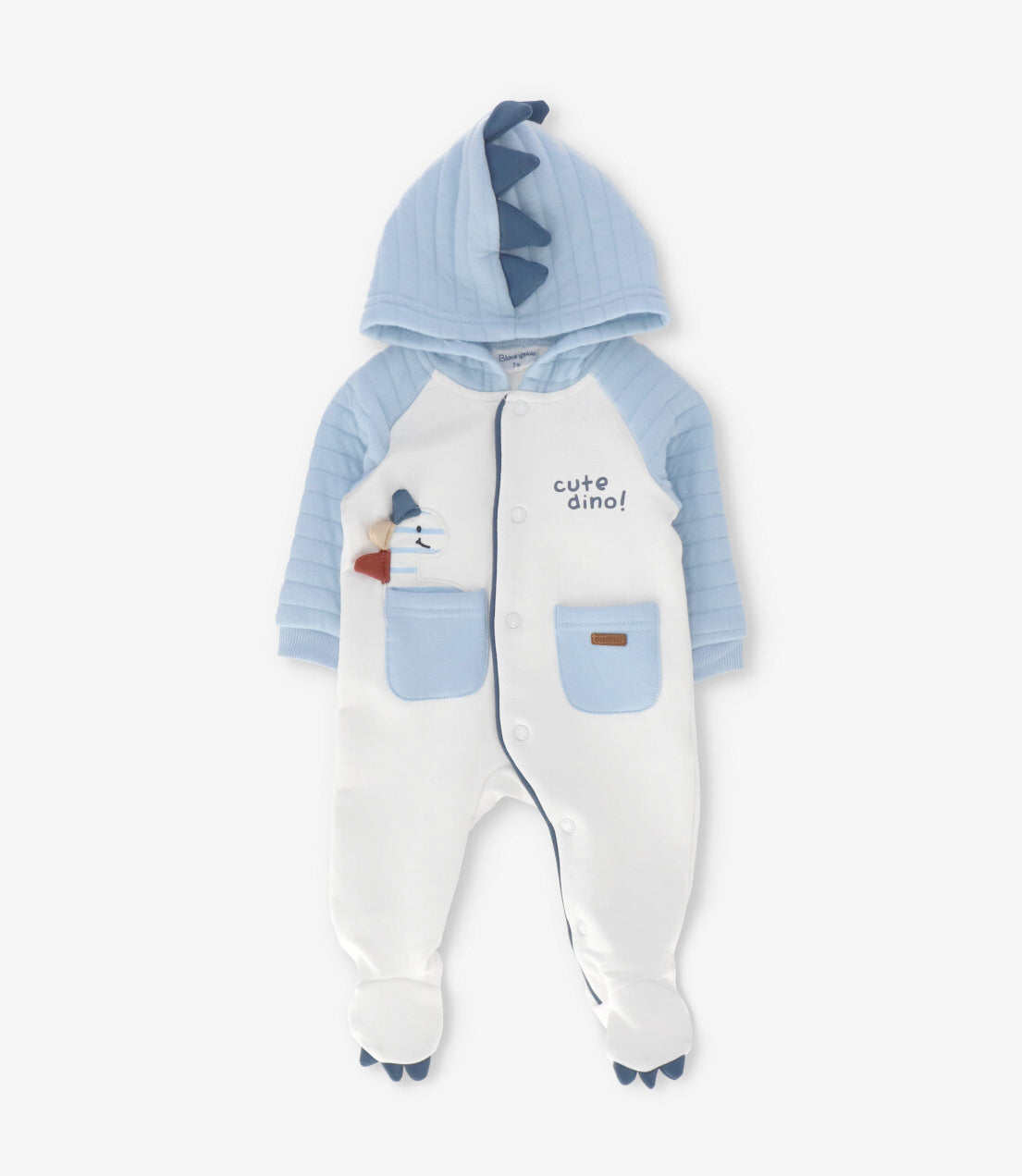 Enterito recién nacido cute dino 0 meses / Crudo
