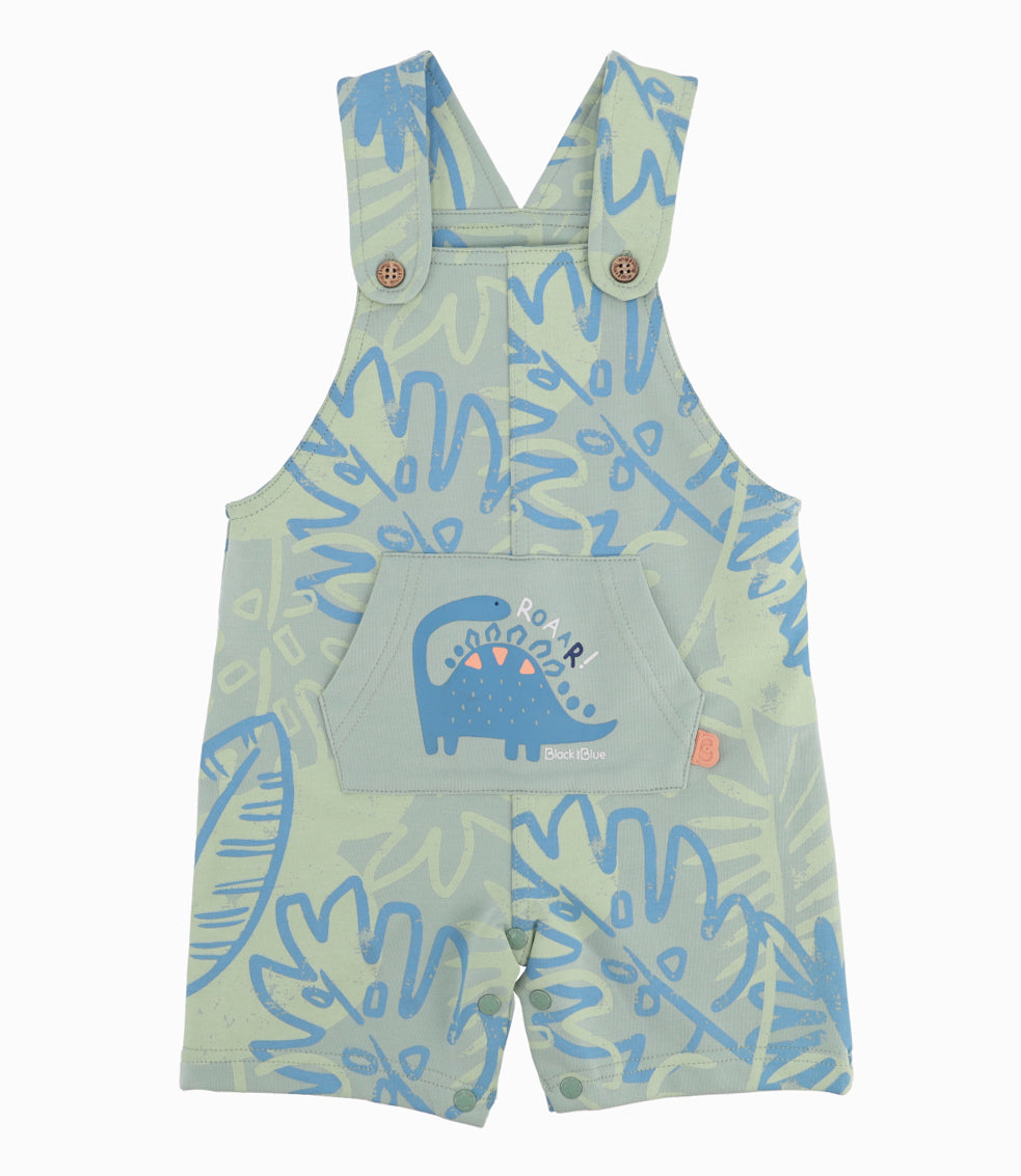 Conjunto Recién Nacido De Body Y Jardinera 0 meses / Verde