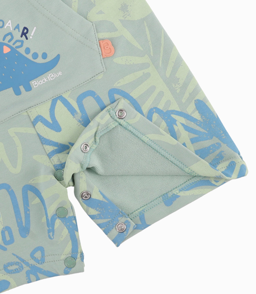 Conjunto Recién Nacido De Body Y Jardinera 0 meses / Verde