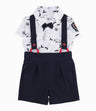 Conjunto Recién Nacido De Body Y Bermuda