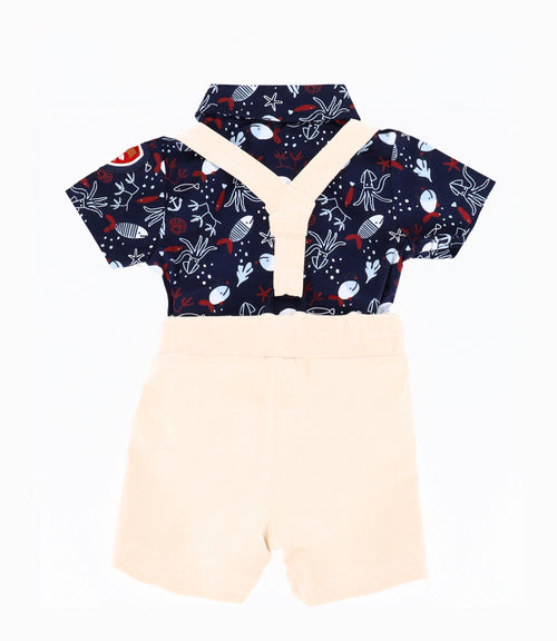 Conjunto Recién Nacido De Body Y Bermuda