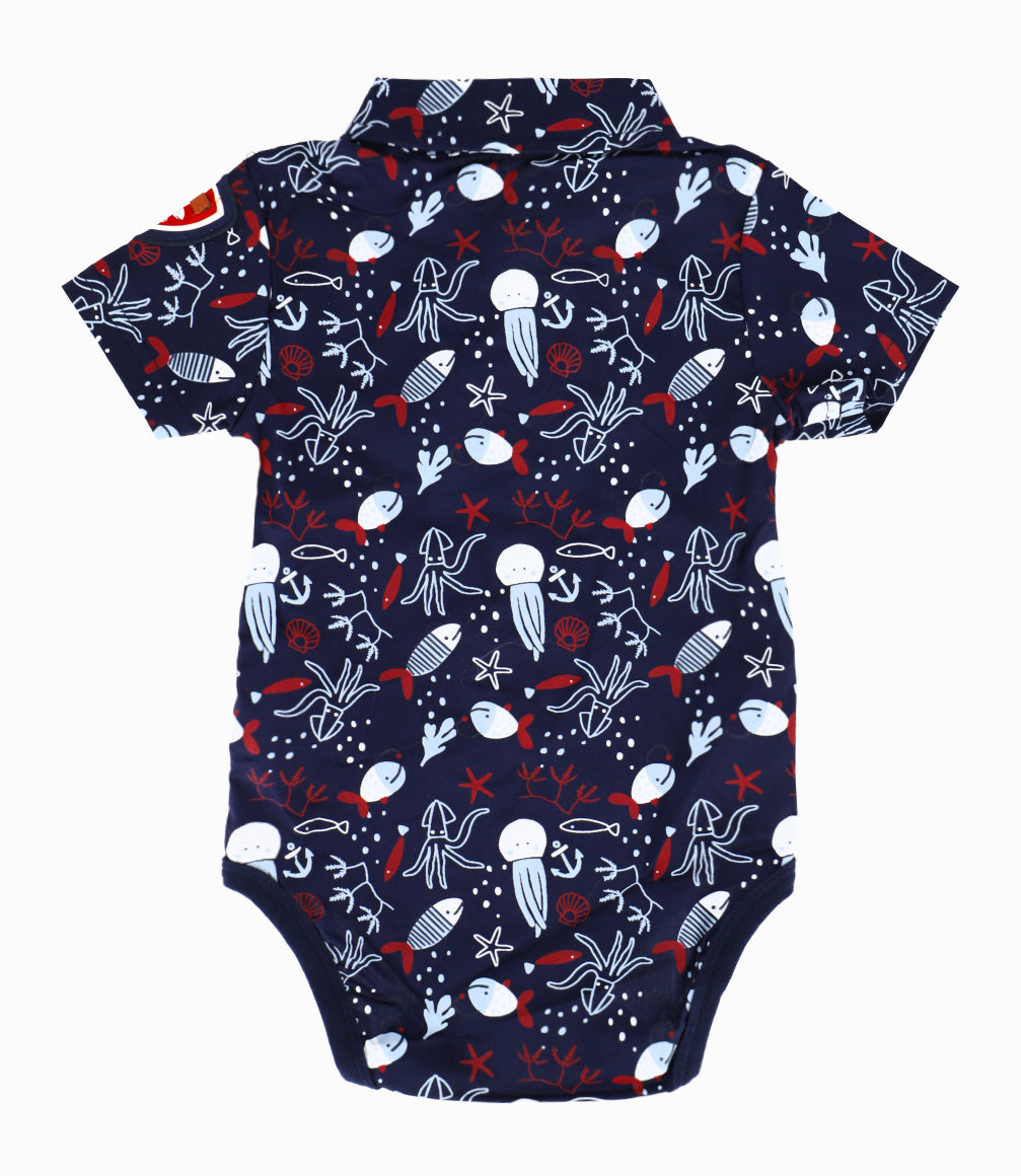 Conjunto Recién Nacido De Body Y Bermuda