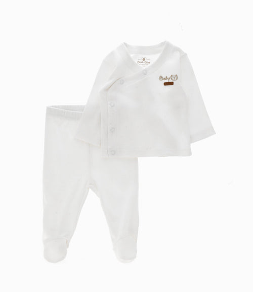 Conjunto recién nacido básico 0 meses / Blanco