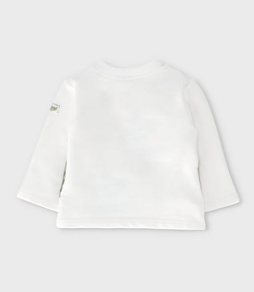 Conjunto recién nacido con cocodirlo 0 meses / Blanco