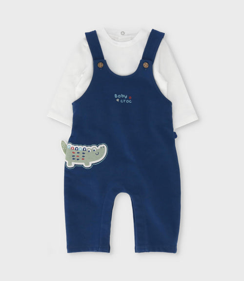 Conjunto recién nacido con jardinera 0 meses / Azul Marino