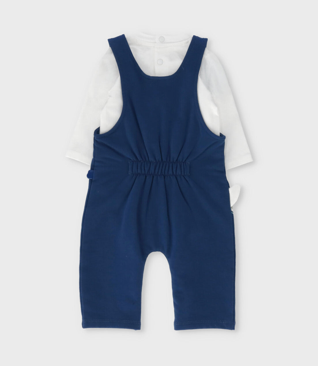 Conjunto recién nacido con jardinera 0 meses / Azul Marino