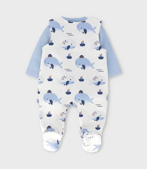 Conjunto recién nacido con body 0 meses / Blanco