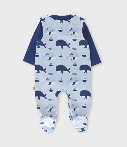 Conjunto recién nacido con body 0 meses / Blanco