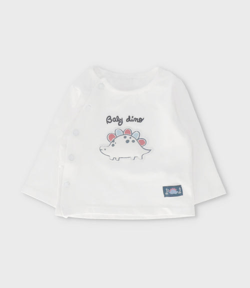 Conjunto recién nacido baby dino 0 meses / Blanco