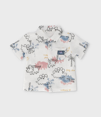 Conjunto recién nacido con camisa