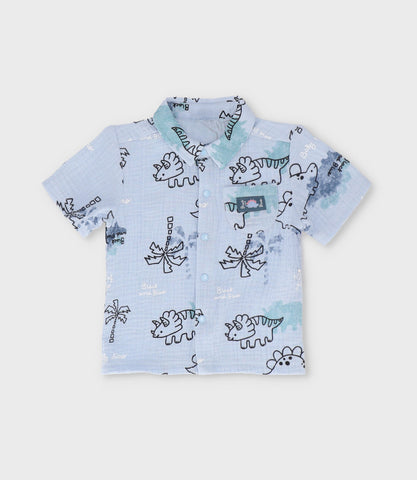 Conjunto recién nacido con camisa