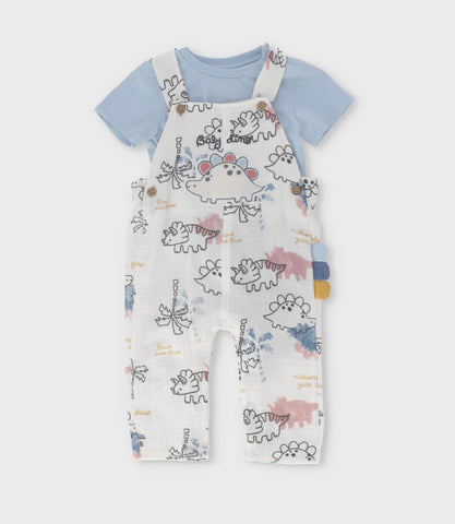 Conjunto recién nacido de jardinera