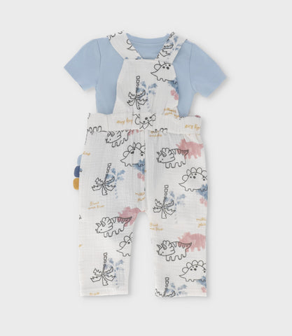 Conjunto recién nacido de jardinera