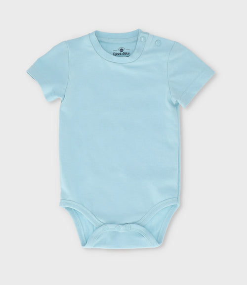 Conjunto recién nacido de jardinera 0 meses / Celeste